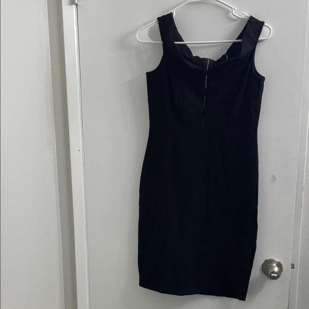 Haute Monde Black Mini Dress